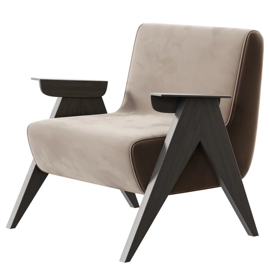 Casual White Lemon Color Emerald Green Arm Chair - Image 3