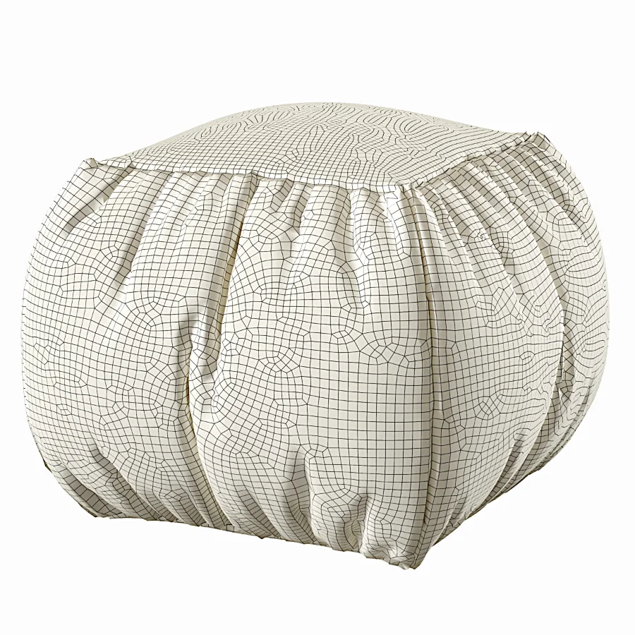 Velvet Pouf - Image 6