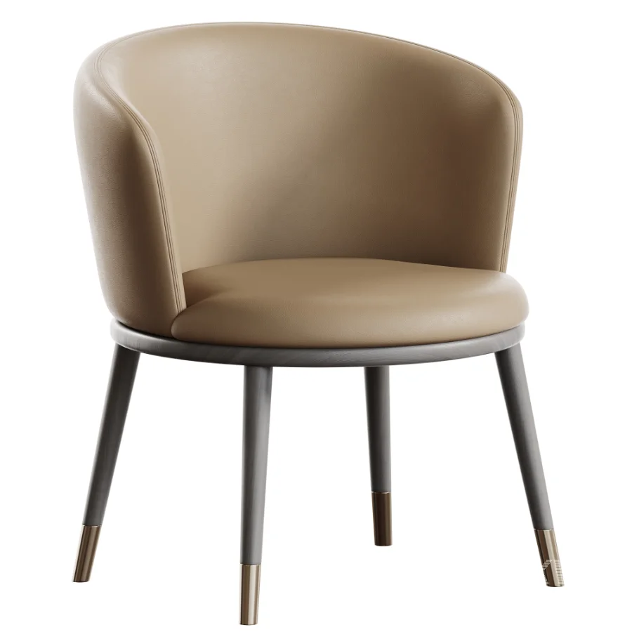 Modern Leather Arm Chair - Image 2