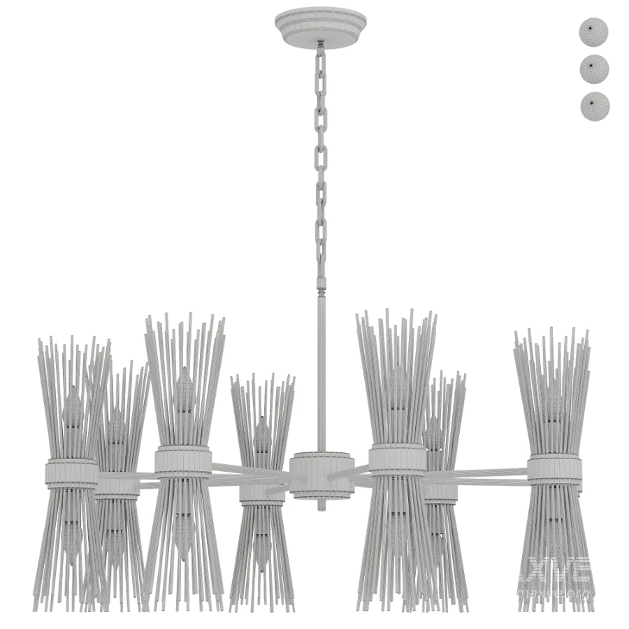 Skyla Brass Chandelier - Image 2