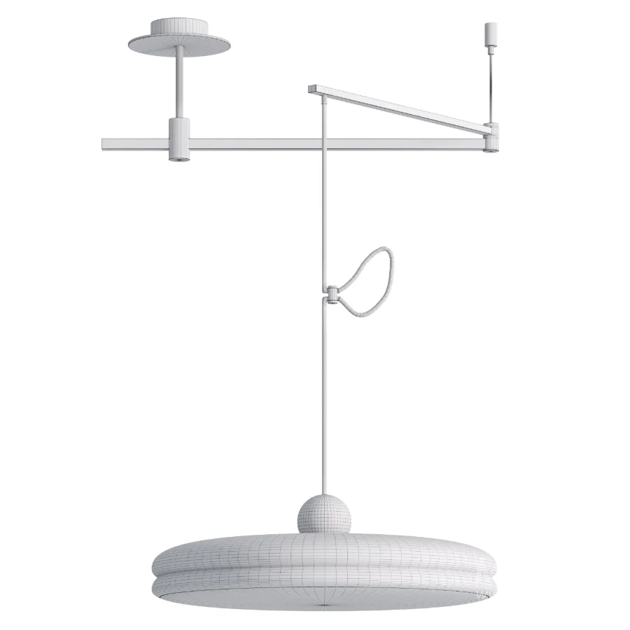Adjustable Arm Flat Pendant Lamp - Image 1