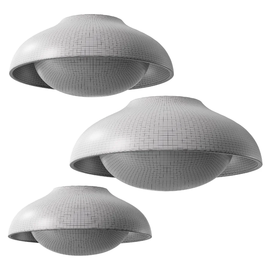 Finn Ceramic Flush Mount - Image 3