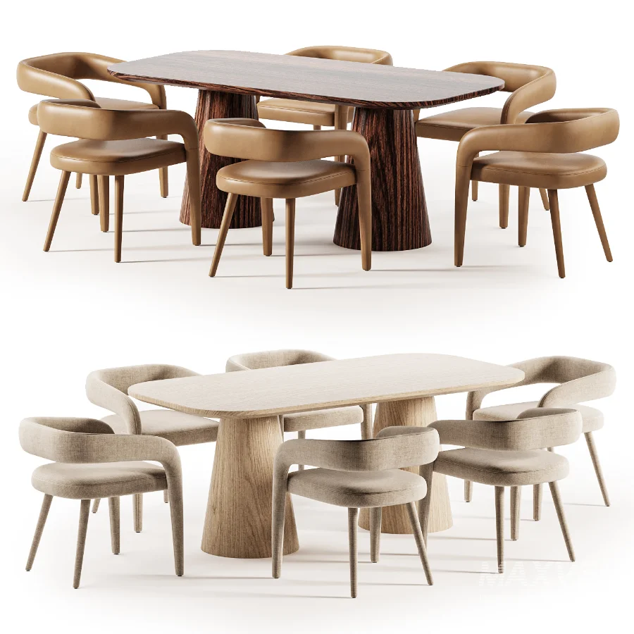 Syrah Chair and Dining Table - Image 5