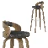 Shelly Swivel counter and bar Stool - Thumbnail 5