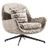 Jensen lowback swivel armchair - Thumbnail 2