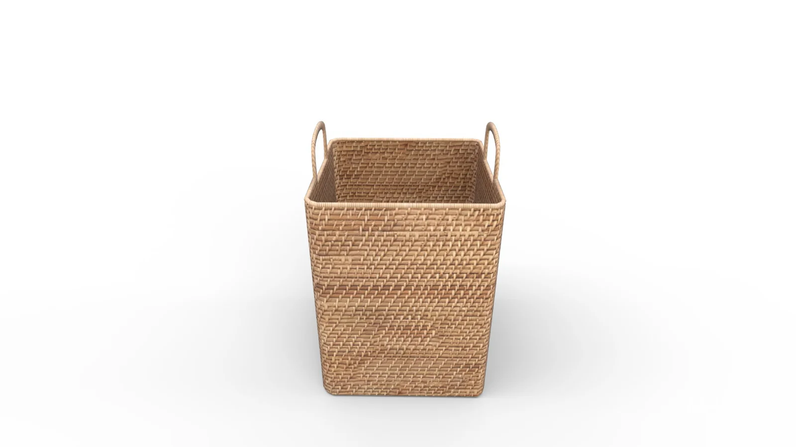 Modern Weave Tall Handle Basket - Image 5