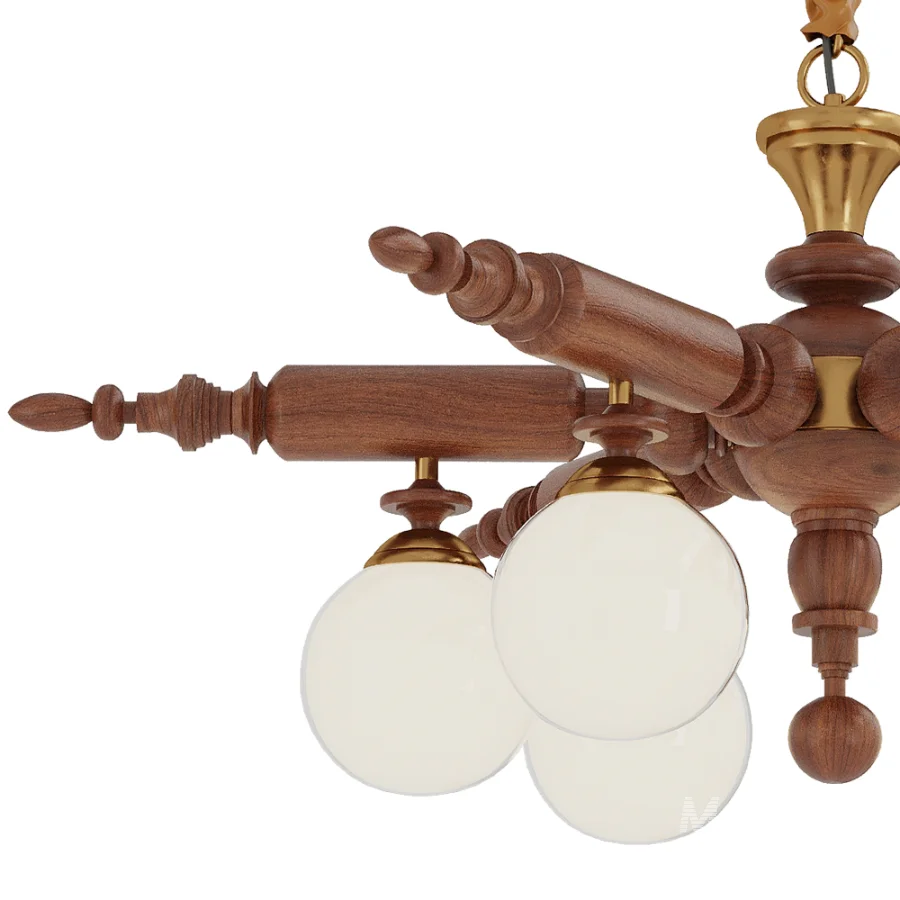 Modern Rotating Stick Chandelier - Image 4