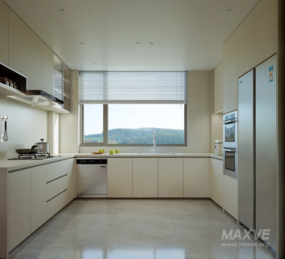 Modern villa living room and dining room interior - Image 5