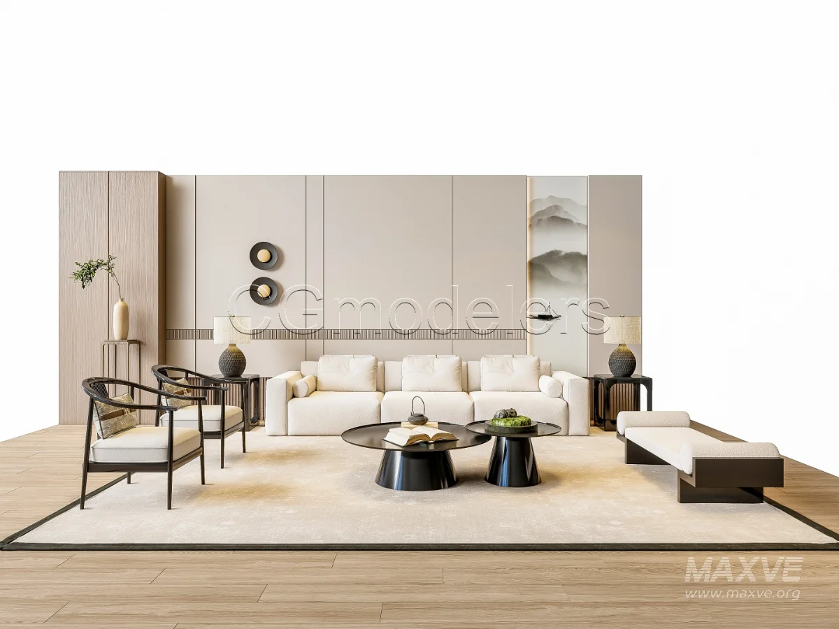 MODERN LUXURY LIVING ROOM SET 1 - Image 11