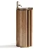 Grate Freestanding Washbasin Wood - Thumbnail 1