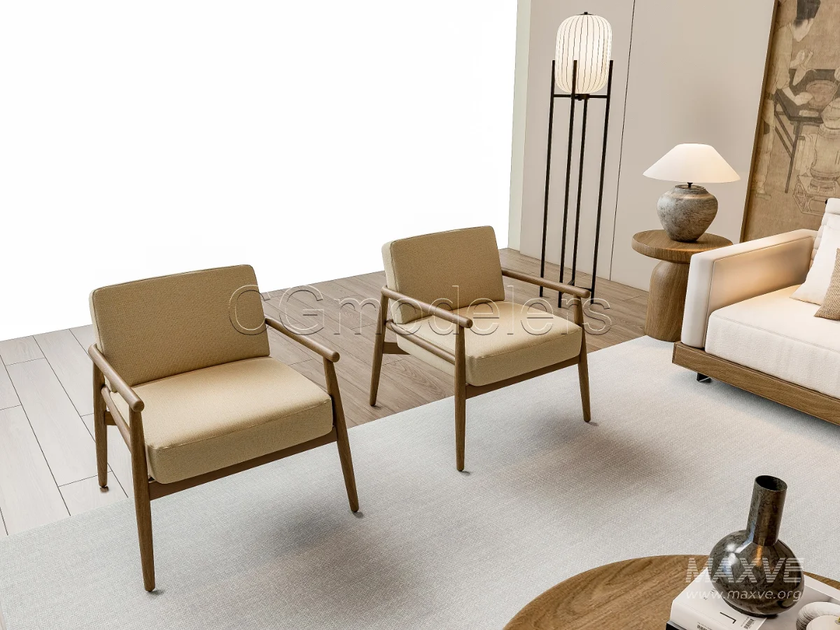 MODERN LUXURY LIVING ROOM SET 2 - Image 9