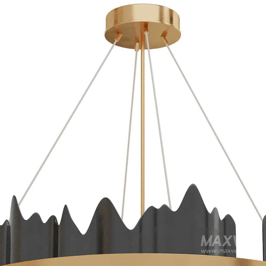 Verda Modern Circular Chandelier - Image 3