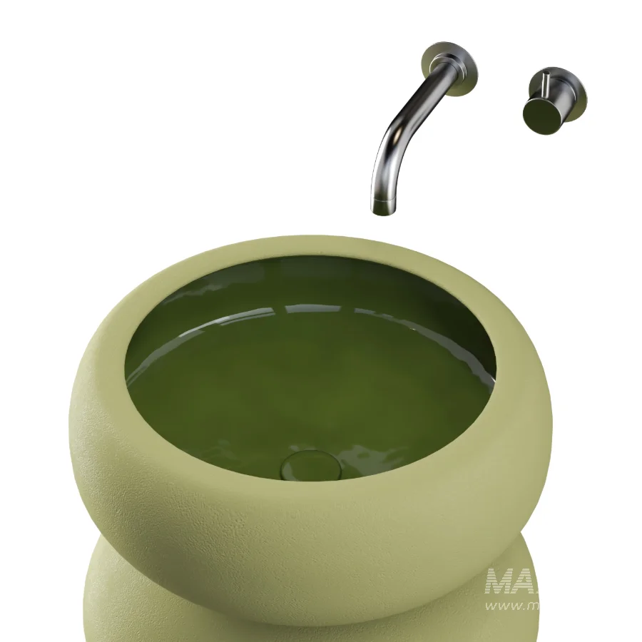 Freestanding Clay Basins FB IV | Studio LOHO - Image 4