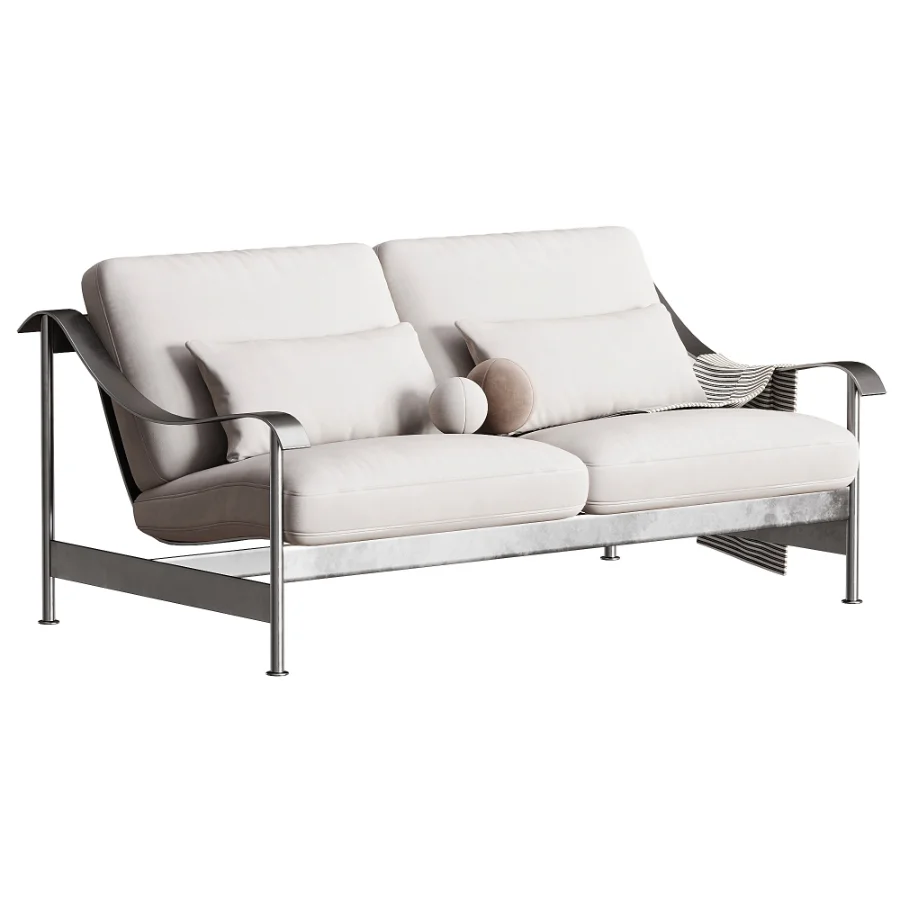 Outdoor Sandy Three Seater Sofa 02 - Image 3