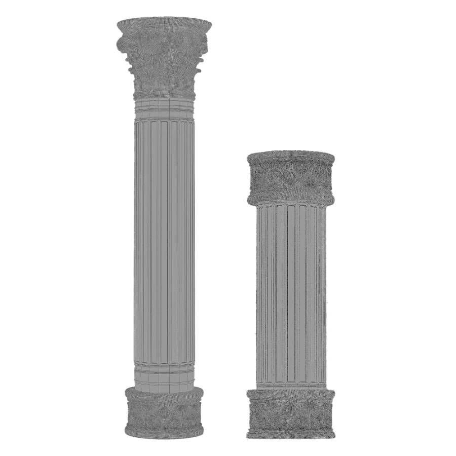 Luxury Corinthian Column Set 03 - Image 2