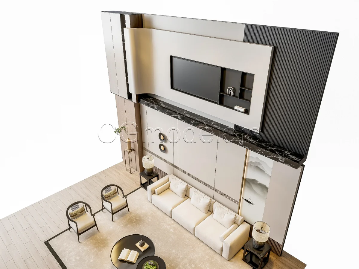 MODERN LUXURY LIVING ROOM SET 1 - Image 9