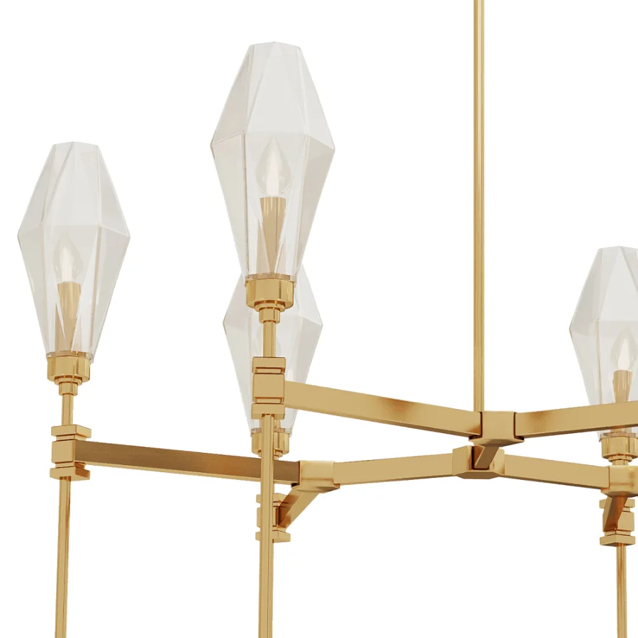 Aalto Flat Bronze Chandelier - Image 7