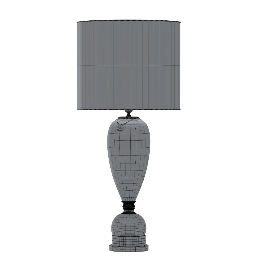 Boccadoro pearl-gold crystal table lamp - Image 1