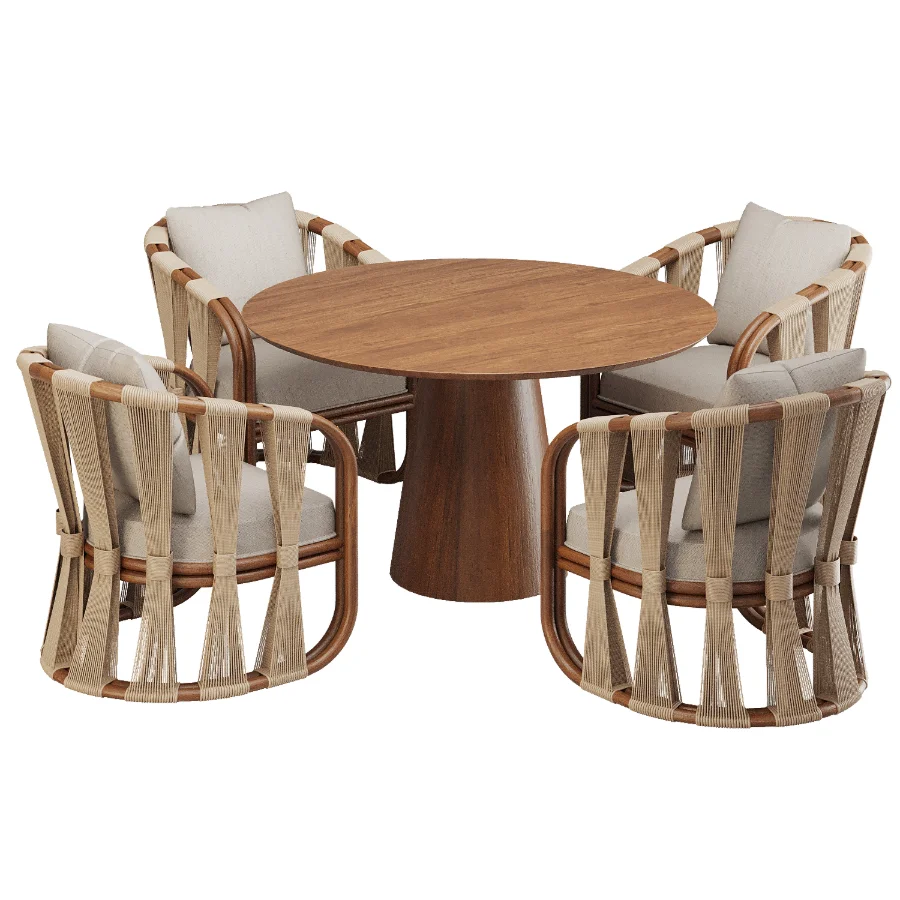 Dinning chair and table378 - Image 1