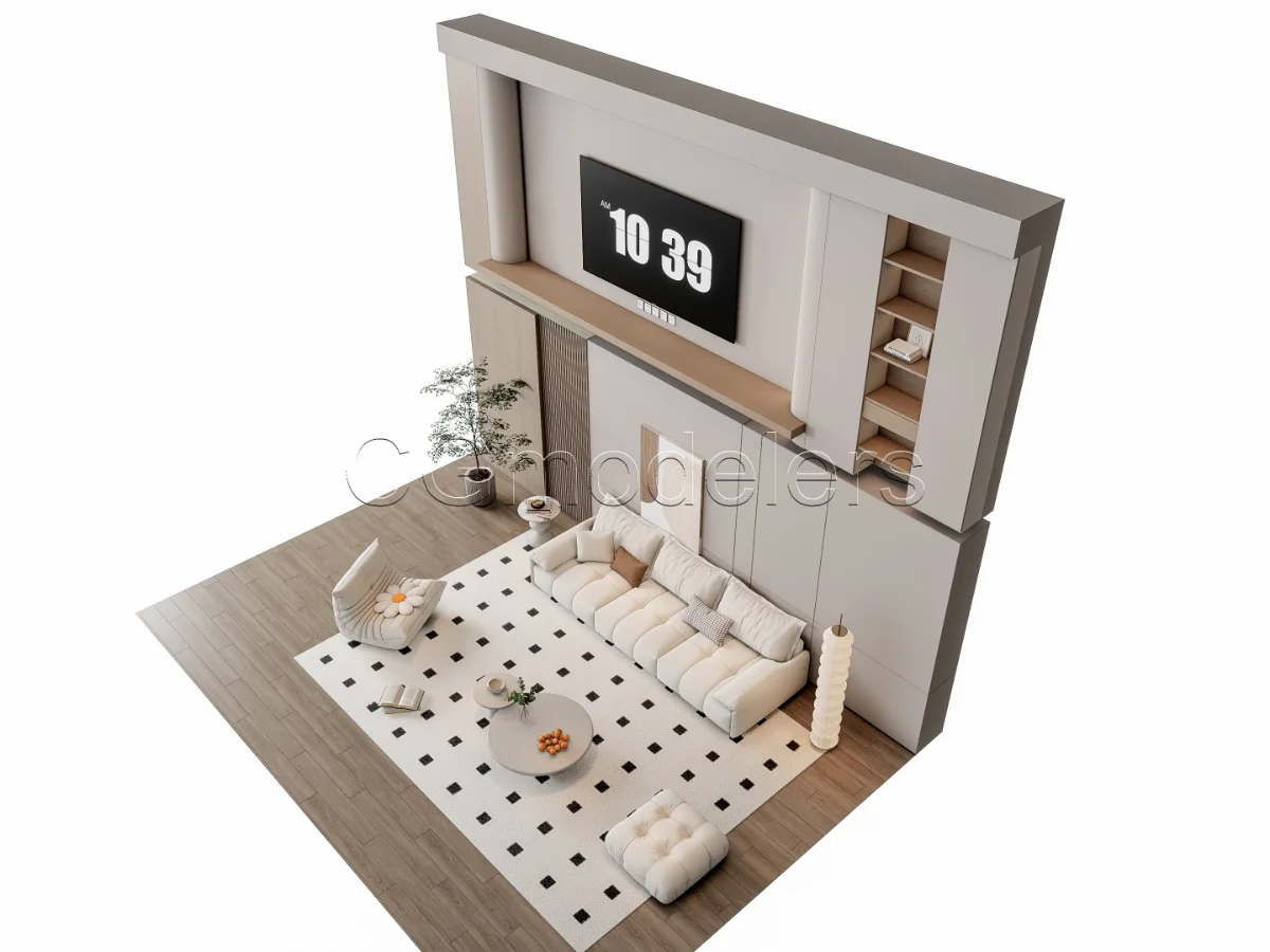 MODERN LUXURY LIVING ROOM SET 10 - Image 3