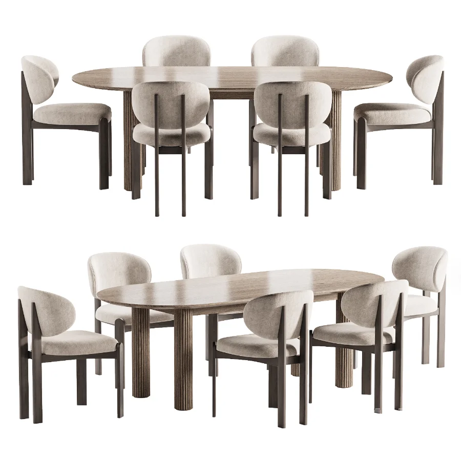 Duende Chair and Dining Table set 14 - Image 2