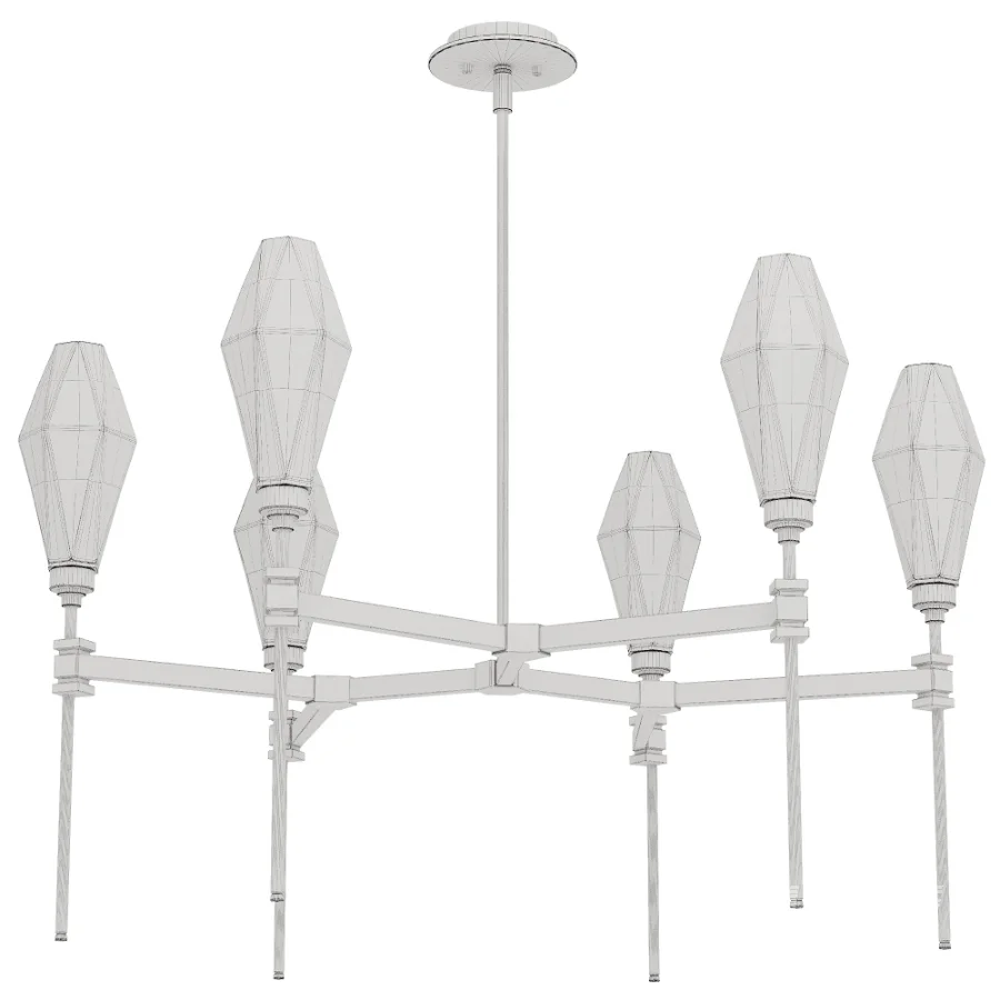 Aalto Flat Bronze Chandelier - Image 4