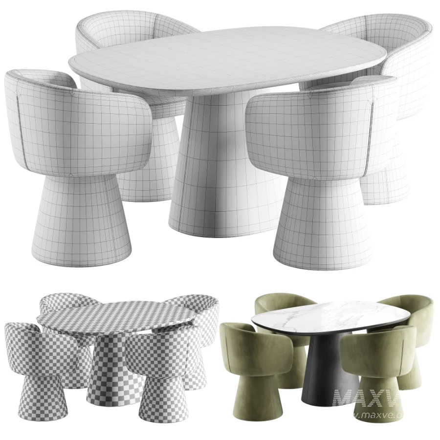 Tori Chair Pantone Dining Table - Image 7