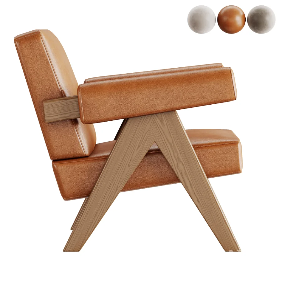 Capitol Complex Armchair by Pierre Jeanneret - Image 3