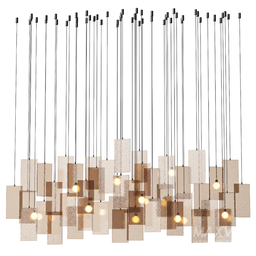 Irregular Propellor Cumulus Chandelier - Image 1