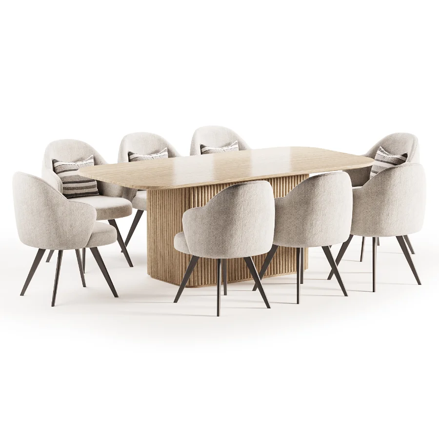 LESLIE ARMCHAIR and Dining Table - Image 2