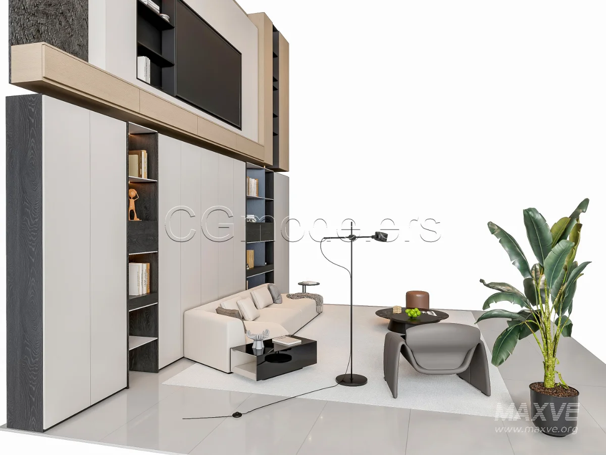 MODERN LUXURY LIVING ROOM SET 4 - Image 5