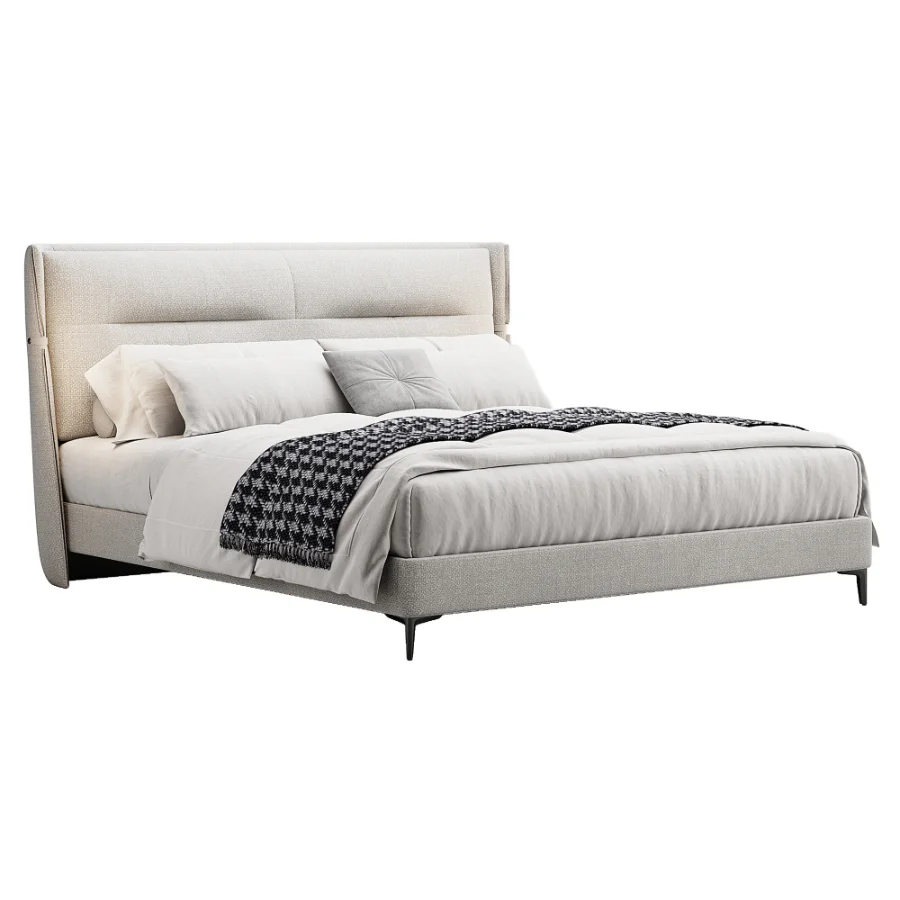 Scandinavian double bed 13 - Image 2