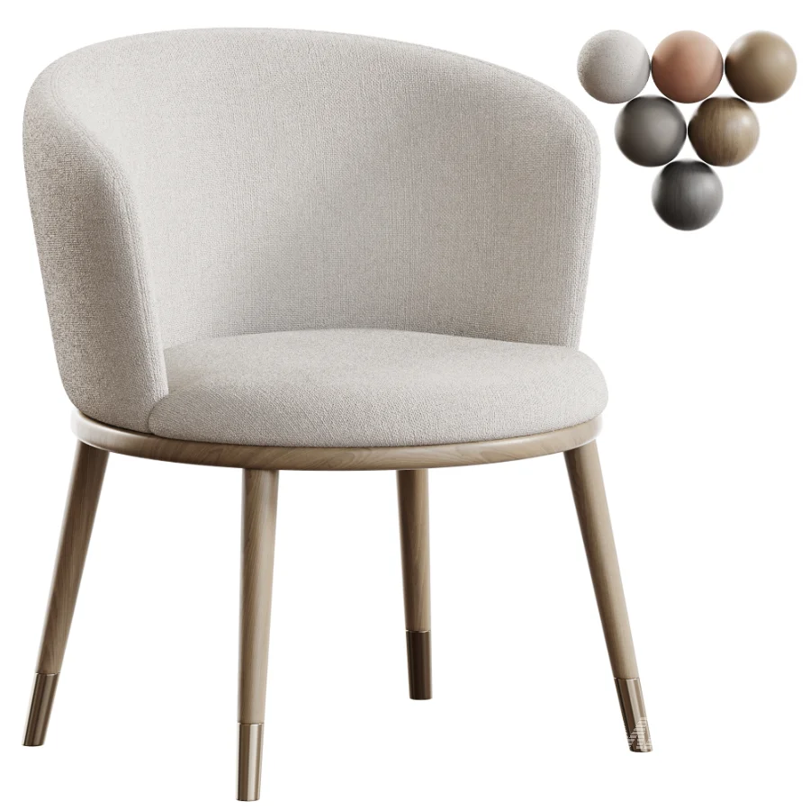Modern Leather Arm Chair - Image 1