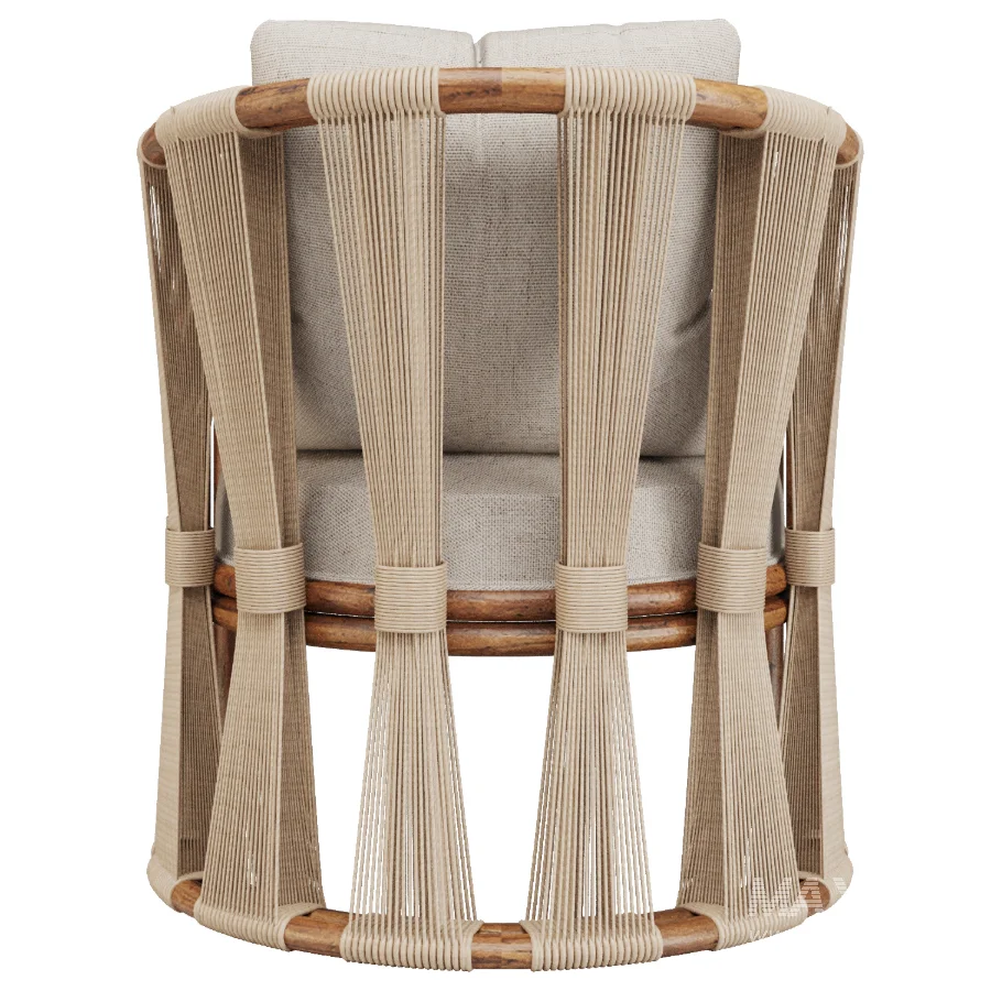 Shanaya Rattan Arm Chair - Image 3