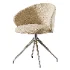 Tuka Upholstered Swivel Chair - Thumbnail 4