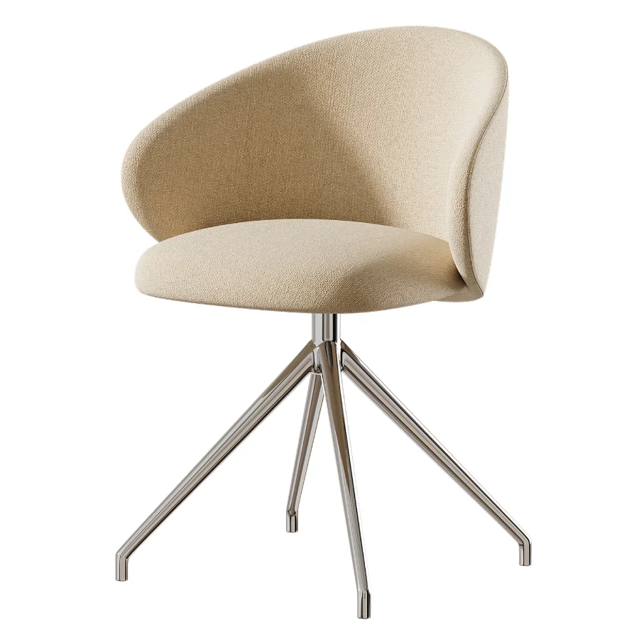 Tuka Upholstered Swivel Chair - Image 4