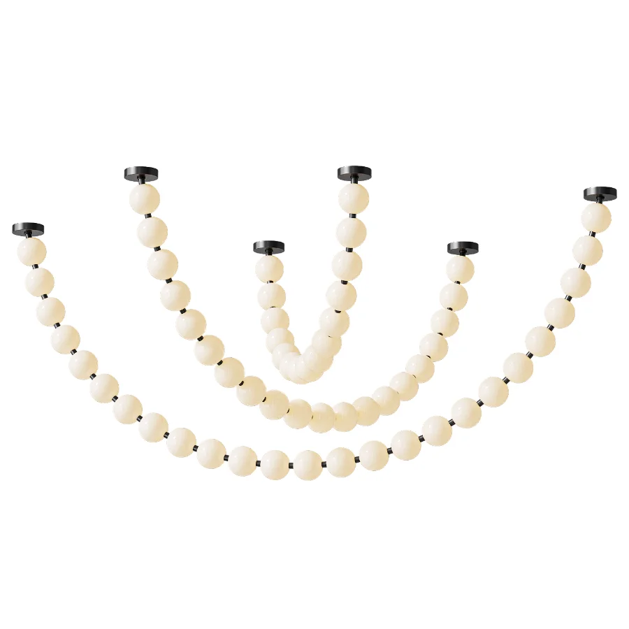 Pearl Necklace Chandelier - Image 3