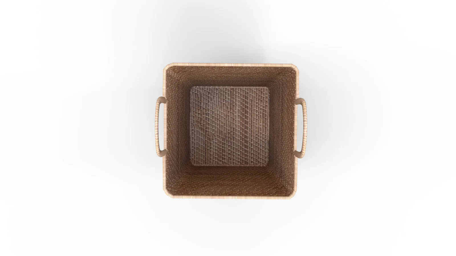 Modern Weave Tall Handle Basket - Image 7