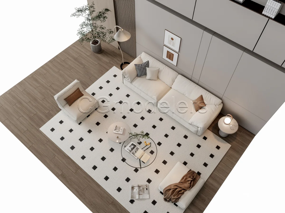 MODERN LUXURY LIVING ROOM SET 14 - Image 16