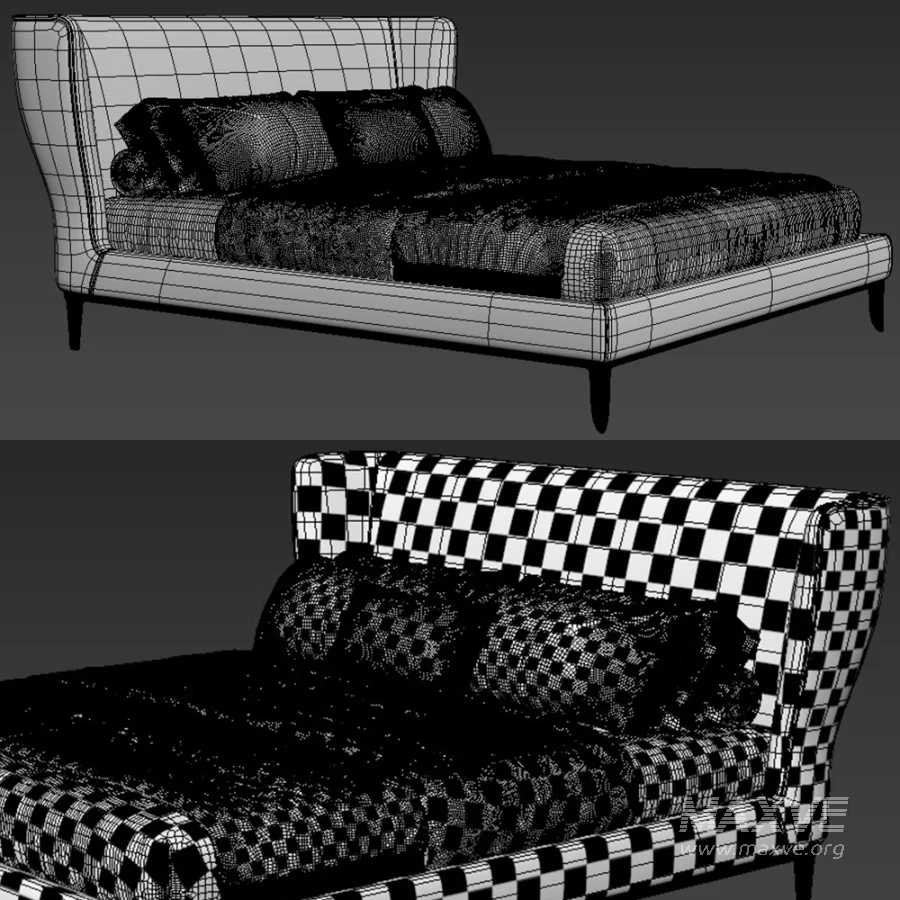 Gentleman Double Bed 02 - Image 2