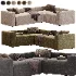 sofa rinconero blok 4 plazas pana verde - Thumbnail 3