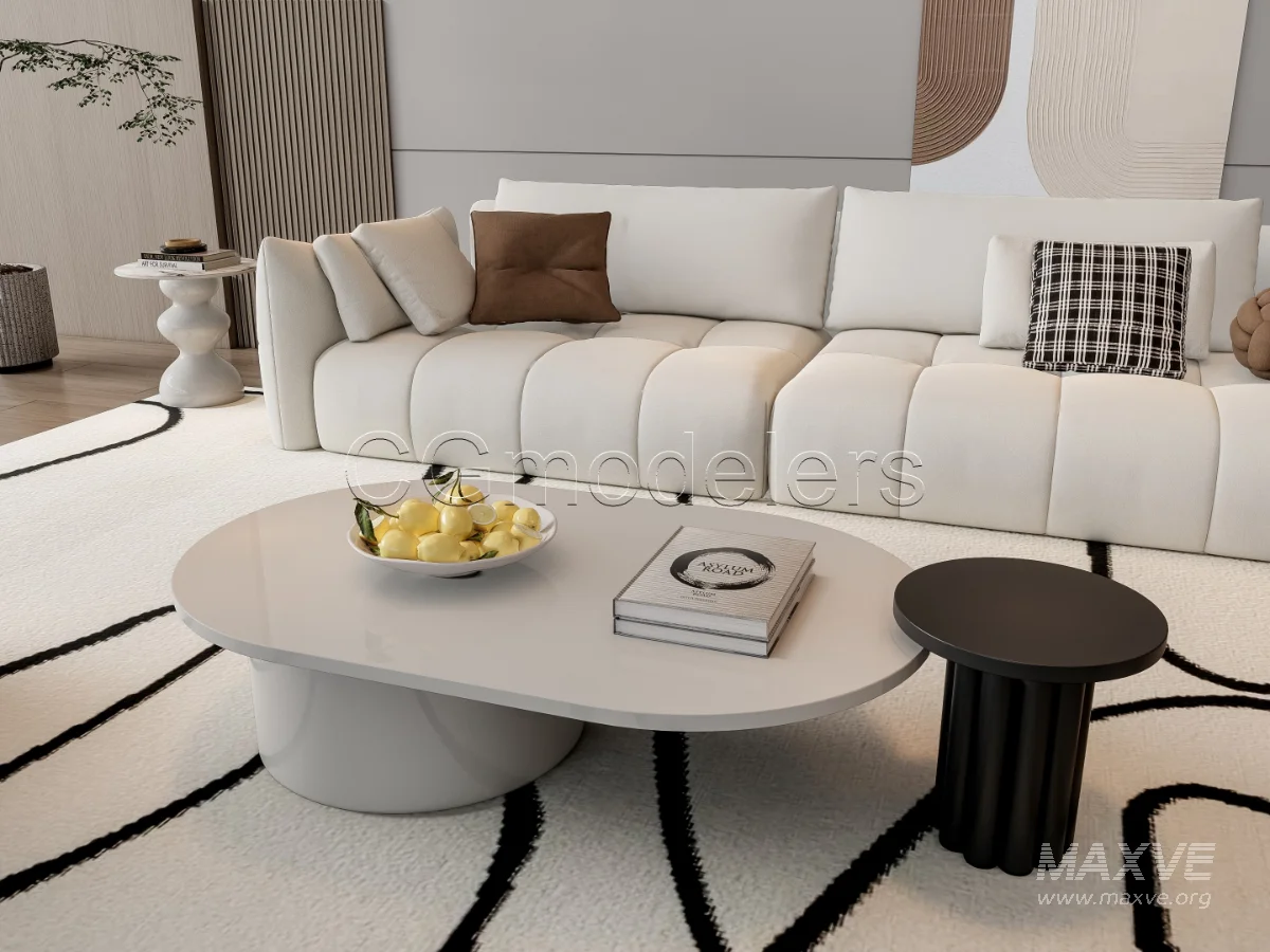 MODERN LUXURY LIVING ROOM SET 20 - Image 15