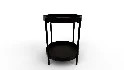 Tier Round Storage Side Table End Table - Thumbnail 5