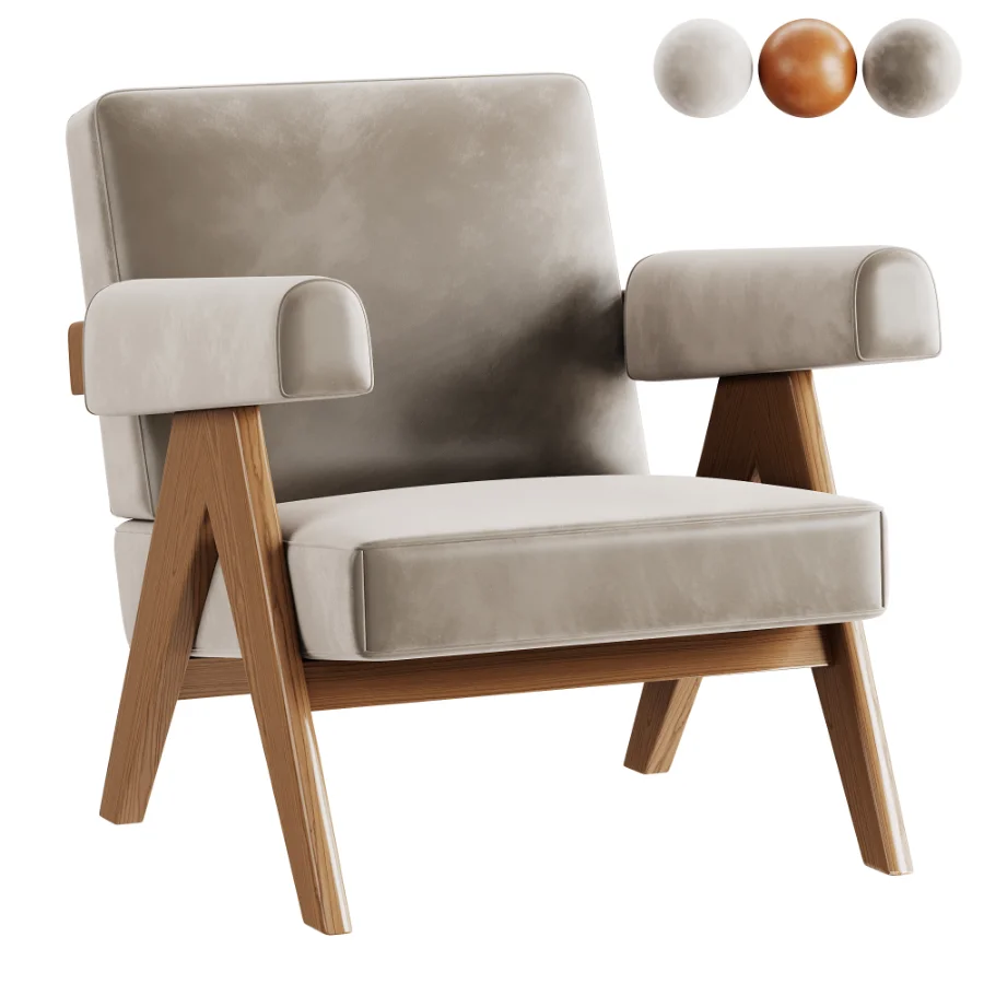 Capitol Complex Armchair by Pierre Jeanneret - Image 1