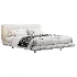 Piuma king Bed By Natuzzi - Thumbnail 2