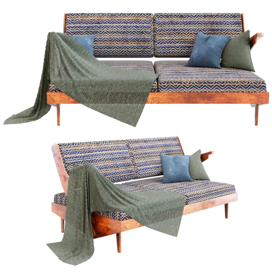 Mid Century ZigZag Lounge Set - Image 4
