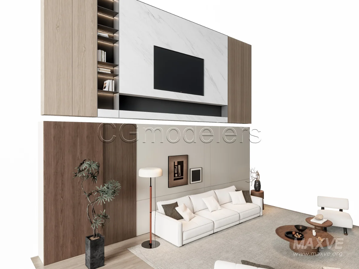 MODERN LUXURY LIVING ROOM SET 8 - Image 6