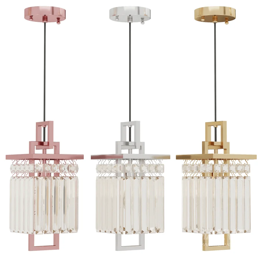 Modern Gold Pendant Light - Image 1
