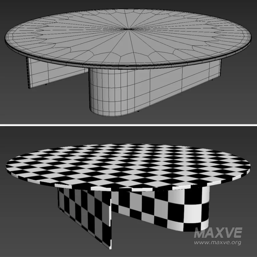 Bender Round Coffee Table 02 - Image 1