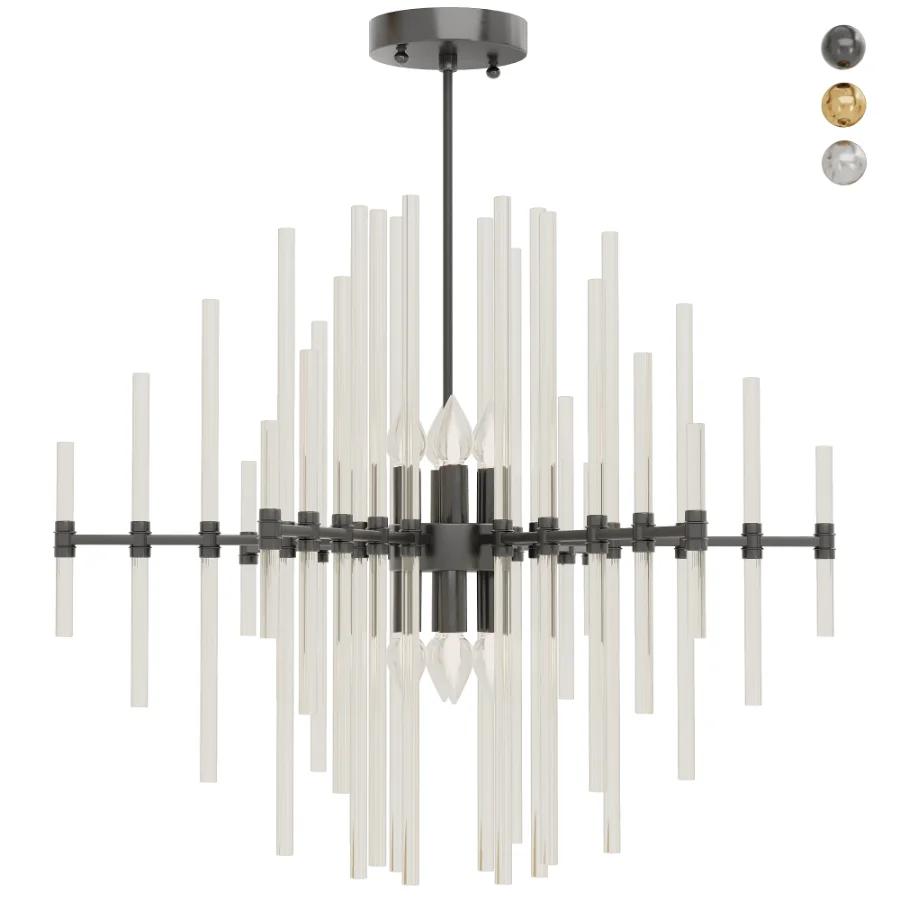 Sienna crystal rod pendant - Image 3